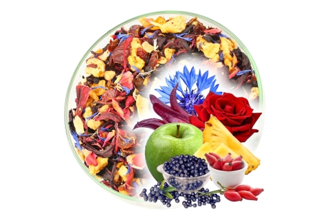 Herbata Owocowa MIGDAŁOWE MARZENIE Egzotyczna Fuzja Aromatów !